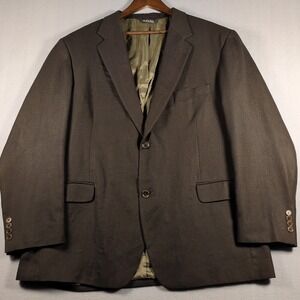 Fumagalli Suit Coat 48R Brown Blazer Sport Jacket Wool Cashmere 2 Button Italian